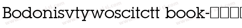 Bodonisvtywoscitctt book字体转换